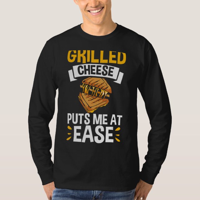 Camiseta Aperitivos de queso cheddar Toques de sándwich de  (Anverso)