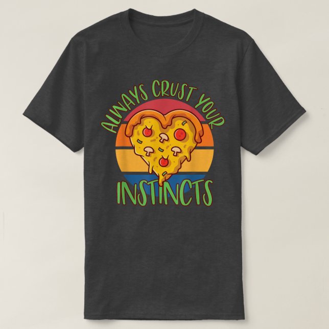 Camiseta Aperitivos deliciosos de pizza pastel mozzarella q (Diseño del anverso)