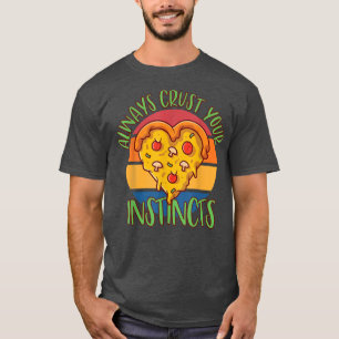 Camiseta Aperitivos deliciosos de pizza pastel mozzarella q