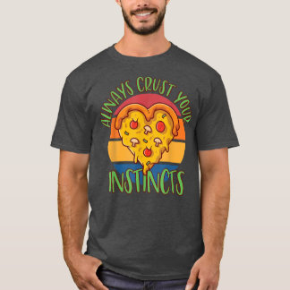 Camiseta Aperitivos deliciosos de pizza pastel mozzarella q