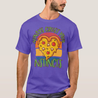 Camiseta Aperitivos deliciosos de pizza pastel mozzarella q
