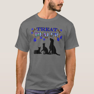 Camiseta Aperitivos mascotas Me Alimentan Una Divertida Per