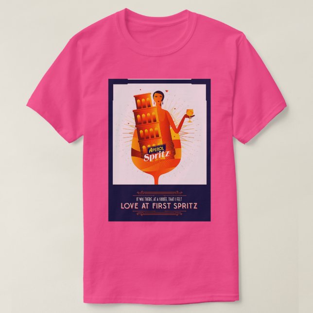 Camiseta Aperol Pisa (Diseño del anverso)