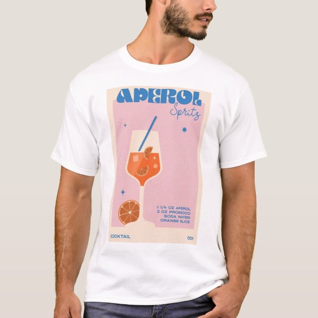 Camiseta Aperol Sprits Retro (Anverso)