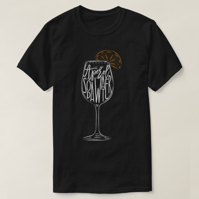 CAMISETA APEROL SPRITZ (Diseño del anverso)