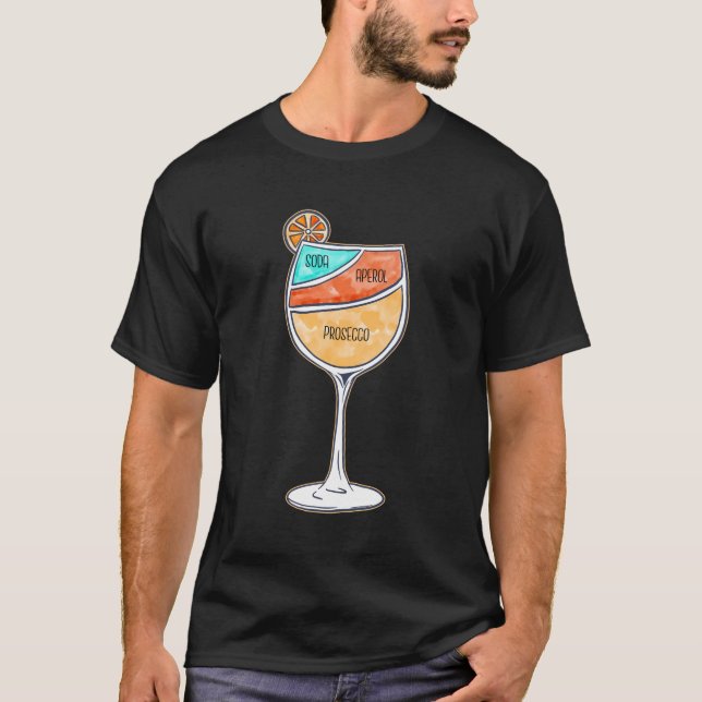 Camiseta Aperol Spritz Aperol Liquor (Anverso)