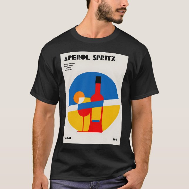Camiseta Aperol Spritz Cocktail (Anverso)