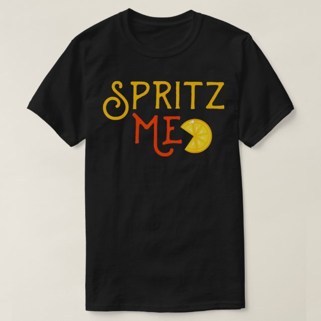 Camiseta Aperol Spritz Cocktail Fiesta Bebida Alcohólica Ve (Diseño del anverso)