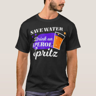 Camiseta Aperol Spritz Cocktail Fiesta Bebida Alcohólica Ve