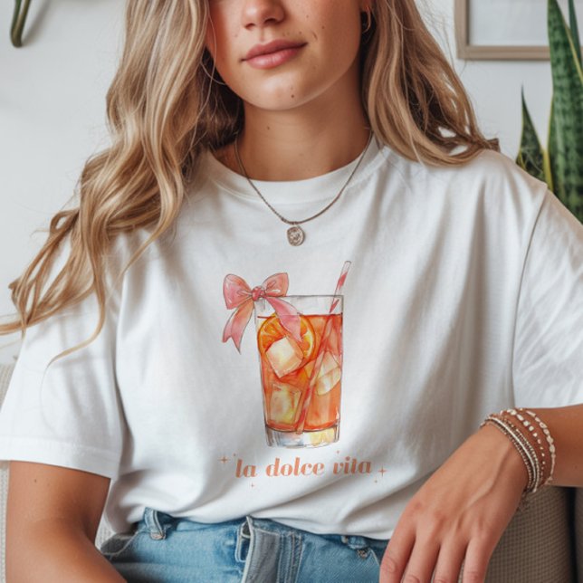 Camiseta Aperol Spritz Coquette (Subido por el creador)