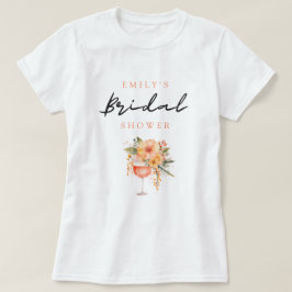 Camiseta Aperol Spritz Floral Bridal Shower