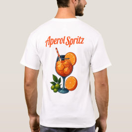 Camiseta Aperol Spritz T-Shirt – Retro Italian Cocktail