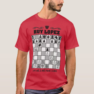 Camiseta Apertura de Ruy LopezChess