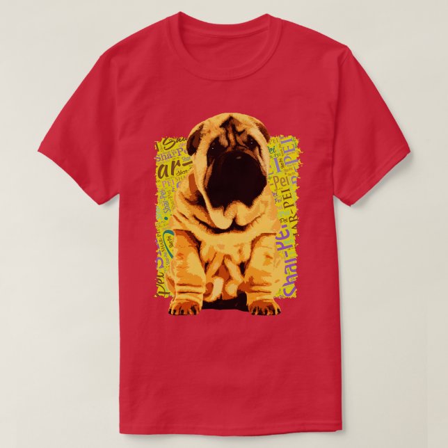 Camiseta Apertura de SharPei (Diseño del anverso)