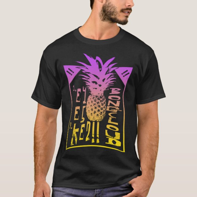 Camiseta Apertura del ajedrez de Bong Cloud Pineapple Bongc (Anverso)