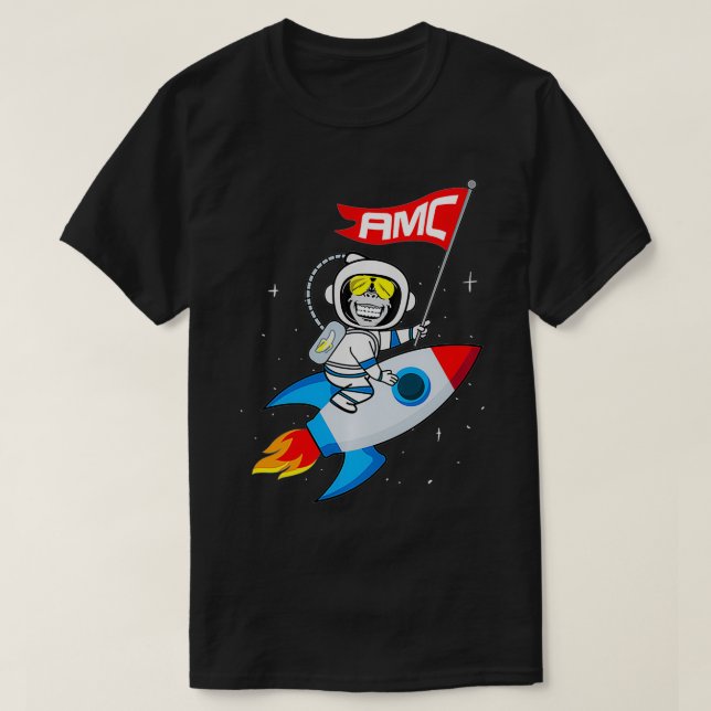 Camiseta Apes To The Moon $AMC Short Squeeze (Diseño del anverso)