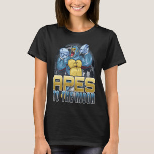 Camiseta Apes To The Moon Diamond Hands HODL Apes Together
