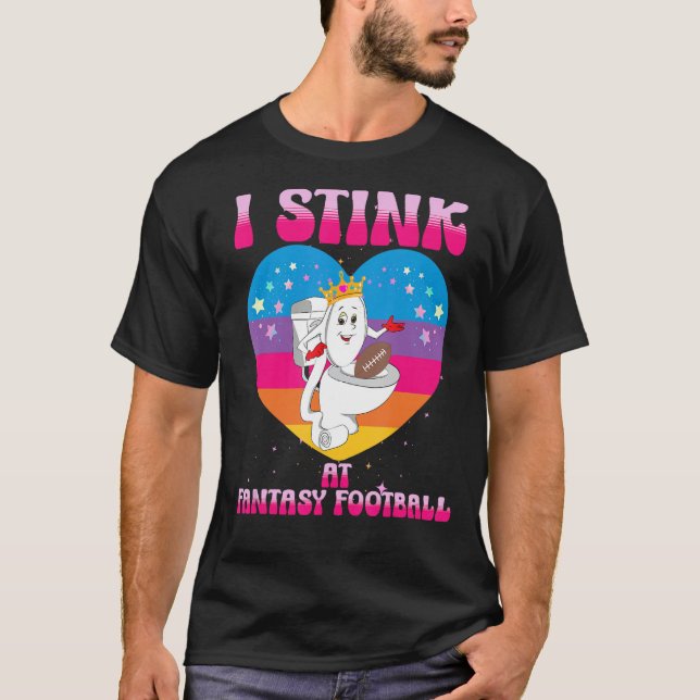 Camiseta Apestas En Fantasy Football Toilet League Perder F (Anverso)