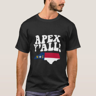 Camiseta Apex North Carolina Y'All Nc Acento Sureño Vacacio