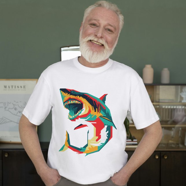 Camiseta Apex Predator Pop Art Shark (Subido por el creador)