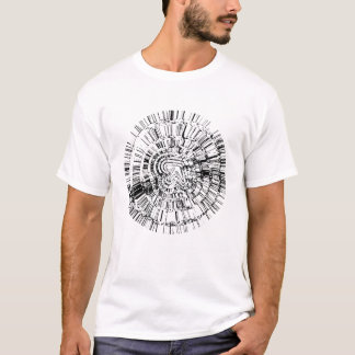 Camiseta Aphex Twin Collapse EP Album White Design