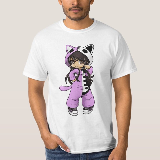 Camiseta aphmau chibi (Anverso)