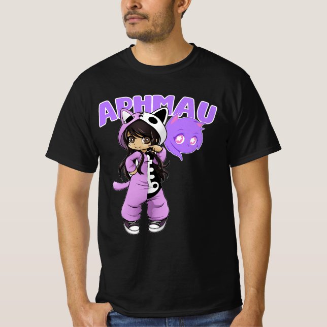 Camiseta Aphmau Como Gato Por Todas Partes (Anverso)