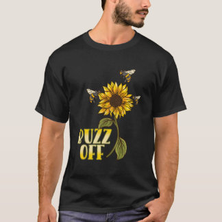 Camiseta Apicultura - Bee Buzz Off Sunflower - Apiario