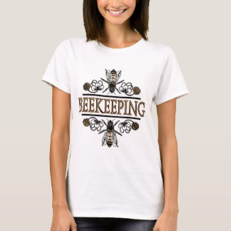 Camiseta apicultura con las abejas de trabajador