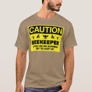 Camiseta Apicultura De Beekeeper Si Me Ves Ejecutando Tee 