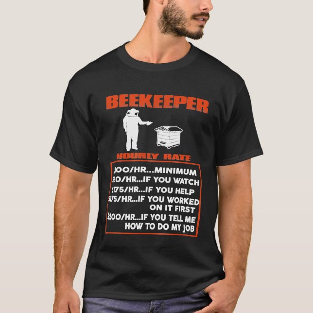 Camiseta Apicultura - No Me Digas Cómo Hacer Beekeeper (Anverso)