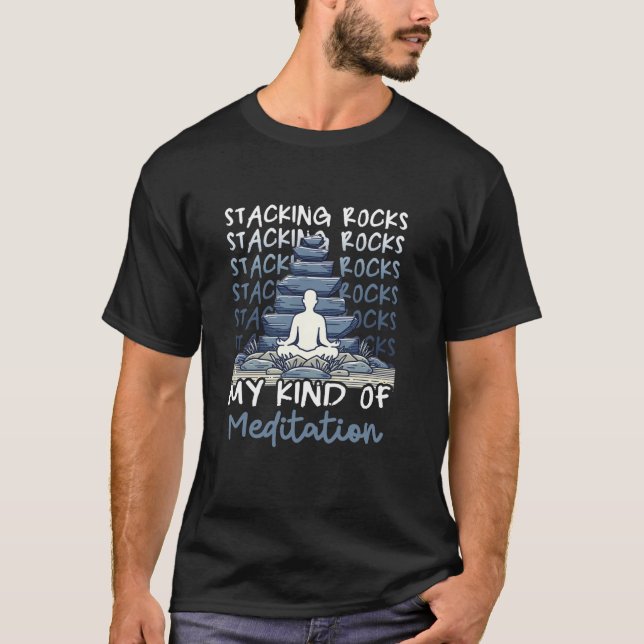 Camiseta Apilamiento de rocas (Anverso)