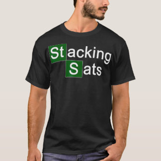 Camiseta Apilar criptografía de Bitcoin Sats Satoshis