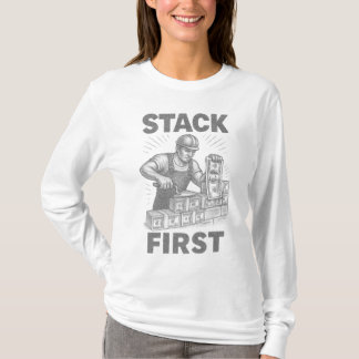 Camiseta Apilar Primero Apoderamiento Financiero Albañil Ap
