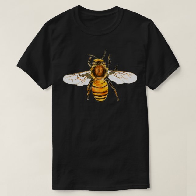 Camiseta Apis Mellifera Honey Bee (Diseño del anverso)