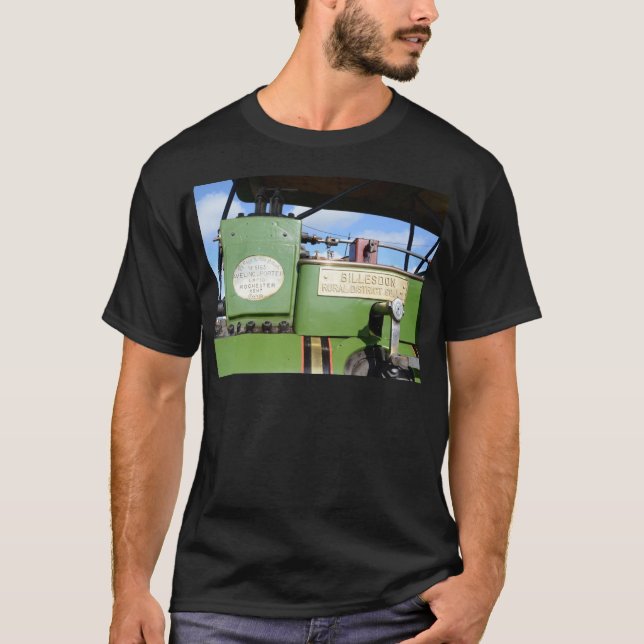 Camiseta Aplanadora de vapor antigua (Anverso)