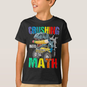 Camiseta Aplastamiento de los niños de los dinosaurios de l