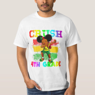 Camiseta Aplastamiento del cuarto grado Chica Dabbing