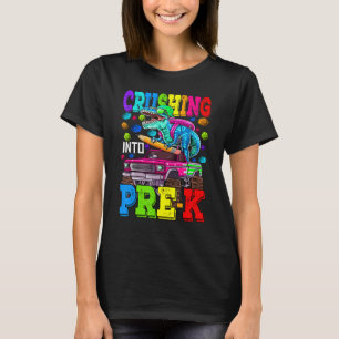 Camiseta Aplastamiento en el niño Rex de Monstruo PreK Dino