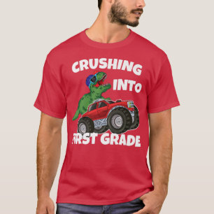Camiseta Aplastamiento en el primer grado de monstruo Dinos