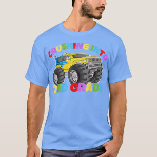 Camiseta Aplastando en el camión monstruo de segundo grado 
