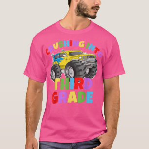 Camiseta Aplastando en tercer grado Camión monstruo de vuel