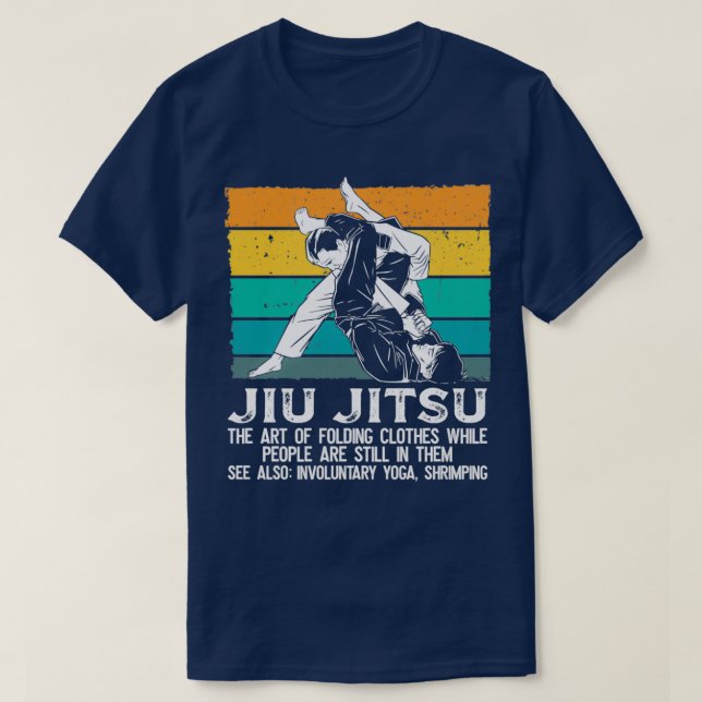 Camiseta Aplastando los regalos brasileños de JiuJitsu BJJ (Diseño del anverso)
