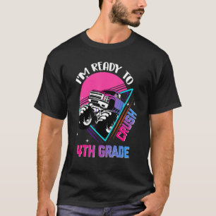 Camiseta Aplastante cuarto cuarto grado Monstruo Chica de C