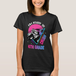 Camiseta Aplastante cuarto cuarto grado Monstruo Chica de C