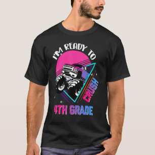 Camiseta Aplastante cuarto cuarto grado Monstruo Chica de C