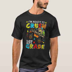 Camiseta Aplastante de chicos de 1er grado Rex Camión Monst