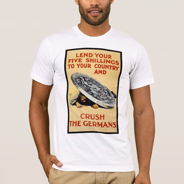 Camiseta Aplastar A Los Alemanes (Anverso)
