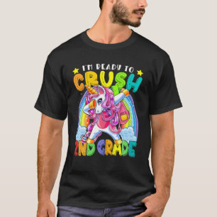 Camiseta Aplastar A Unicornio De 2º Grado De Regreso A La E
