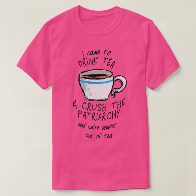 Camiseta Aplastar al patriarcado (Diseño del anverso)